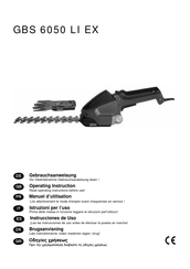 Mogatec GBS 6050 LI EX Instrucciones De Uso