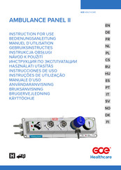 GCE AMBULANCE PANEL II Instrucciones De Uso