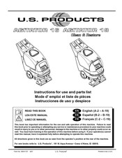 U.S. Products Agitator 18 Clean & Restore Instrucciones De Uso