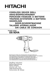 Hitachi DS 9DVA Instrucciones De Manejo