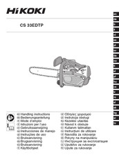 HIKOKI CS 33EDTP Instrucciones De Manejo