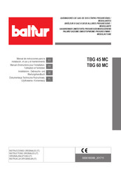 baltur TBG 45 MC Manual De Instrucciones