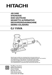 Hitachi CJ 110VA Instrucciones De Manejo