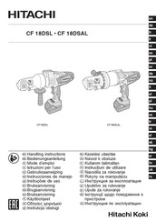 Hitachi CF 18DSAL Instrucciones De Manejo