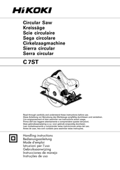 HIKOKI C 7ST Instrucciones De Manejo