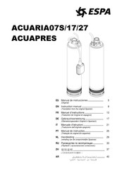 Espa ACUAPRES Manual De Instrucciones