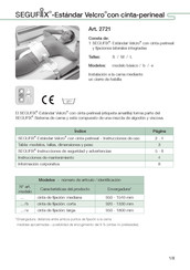 SEGUFIX 2721 Instrucciones De Uso