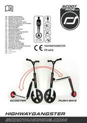 SCOOT AND RIDE HIGHWAYGANGSTER Manual De Instrucciones