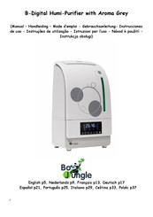 Bo Jungle B-Digital Humi-Purifier Instrucciones De Uso