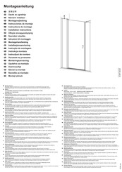 HÜPPE Design pure 8P7209 Instrucciones De Montaje