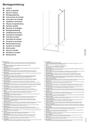 Hüppe Design pure 8P1006 Instrucciones De Montaje