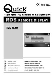 Quick RDS 1540 Manual Del Usuario