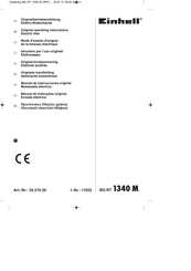 EINHELL 34.310.30 Manual De Instrucciones