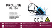 Proline PL-190 Manual De Instrucciones