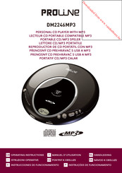 Proline DM2246MP3 Instrucciones De Funcionamiento