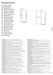 HÜPPE Design elegance 8E0701 Instrucciones De Montaje