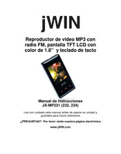 jWIN JX-MP234 Manual De Instrucciones