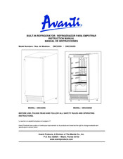 Avanti OBC32SS Manual De Instrucciones