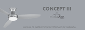 Minka Aire Concept iii Manual De Instrucciones