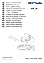 Westfalia 168023-08531-1 Instrucciones De Montaje