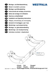 Westfalia 104842-04055-10 Instrucciones De Montaje