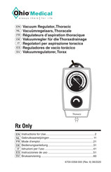 Ohio Medical Thoracic Instrucciones De Uso