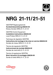 Gestra NRG 21-11 Instrucciones De Montaje