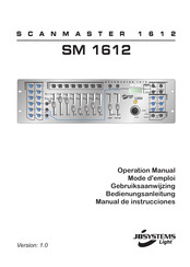 JBSYSTEMS Light SCANMASTER 1612 Manual De Instrucciones