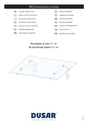 Dusar PT/L-160 Instrucciones De Montaje