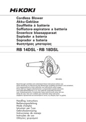 HIKOKI RB 14DSL Instrucciones De Manejo