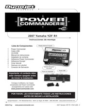 Dynojet POWER COMMANDER III Instrucciones De Montaje