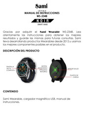 Sami Wearable WS-2348 Manual De Instrucciones