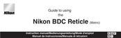 Nikon BDC Reticle Manual De Instrucciones