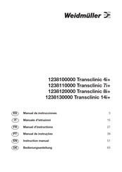 Weidmuller 1238120000 Transclinic 8i+ Manual De Instrucciones