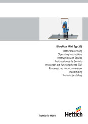Hettich BlueMax Mini Typ 2 Instrucciones De Servicio