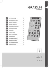 Intermatic GRASSLIN talis II RC IR10 Manual De Instrucciones