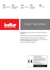 baltur GI MIST 1000 DSPGM Manual De Instrucciones