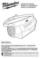 Milwaukee M12 551B-21 Manual Del Operador