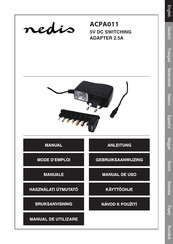 nedis ACPA011 Manual De Uso