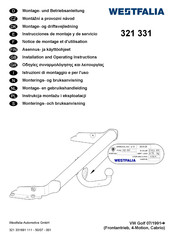 Westfalia 321 331 Instrucciones De Montaje