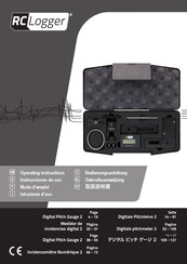 RC Logger Digital Pitch Gauge 2 Instrucciones De Uso