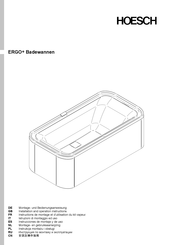 HOESCH ERGO+ Instrucciones De Montaje