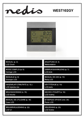 nedis WEST102GY Manual De Uso