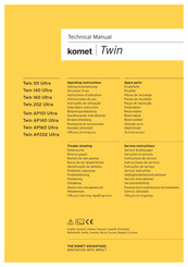 Komet Twin AP160 Ultra Instrucciones De Uso