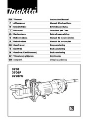 Makita 3708 Manual De Instrucciones