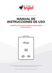 Bryant BRTN 10-1 Manual De Instrucciones