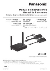 Panasonic TY-WP2B1 Manual De Instrucciones