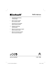 EINHELL TH-TS 1525 eco Manual De Instrucciones
