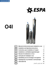 Espa O4I Serie Manual De Instrucciones