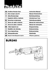 Makita BJR240 Manual De Instrucciones